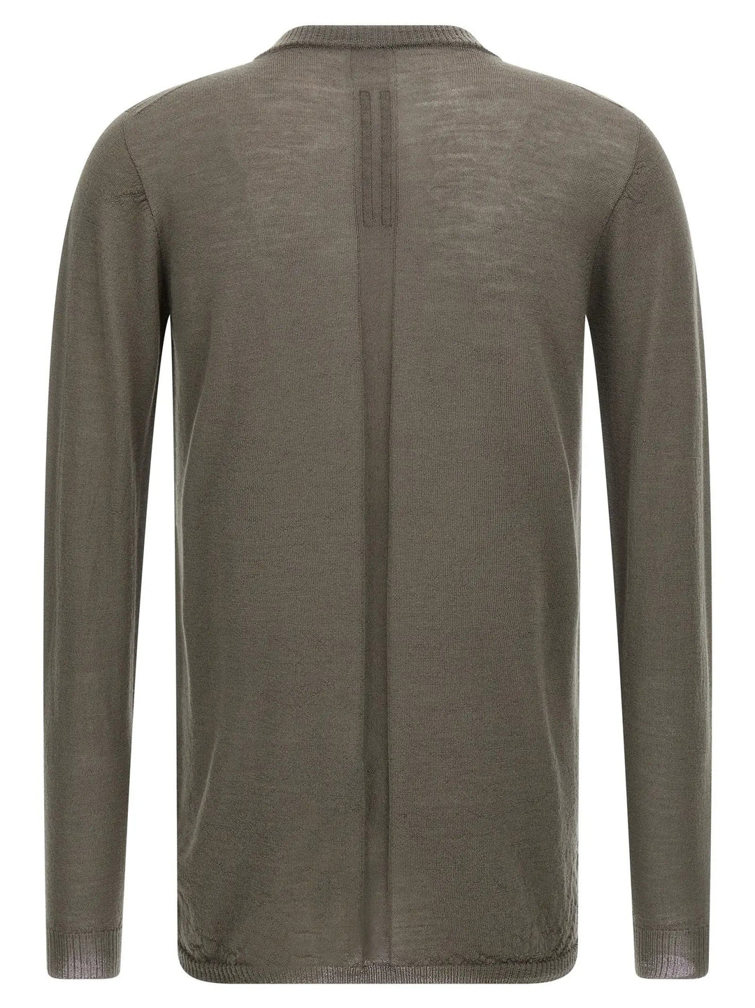 Rick Owens Gray Wool Cardigan