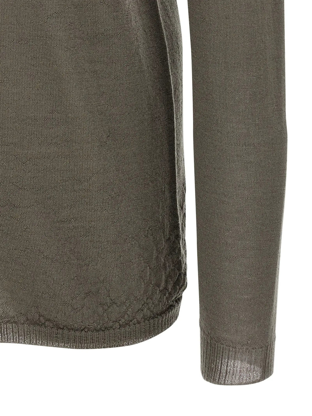 Rick Owens Gray Wool Cardigan