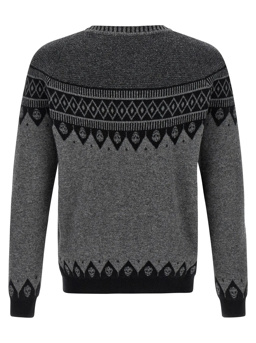 Alexander McQueen Gray Wool Cardigan