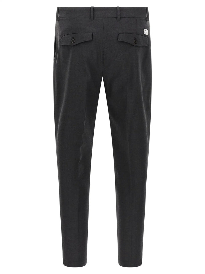 Department 5 Gray Virgin Wool Cropped Pants