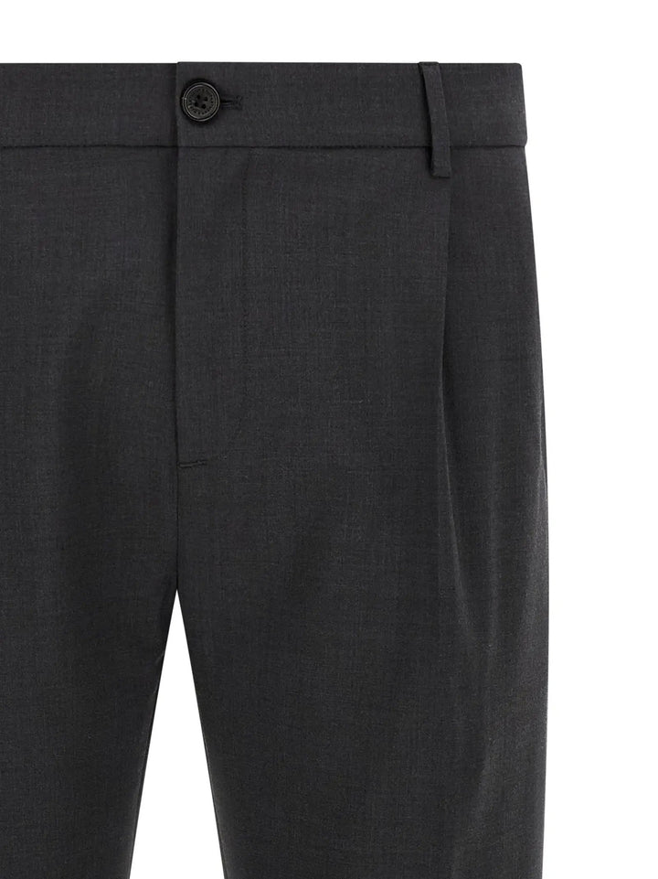 Department 5 Gray Virgin Wool Cropped Pants