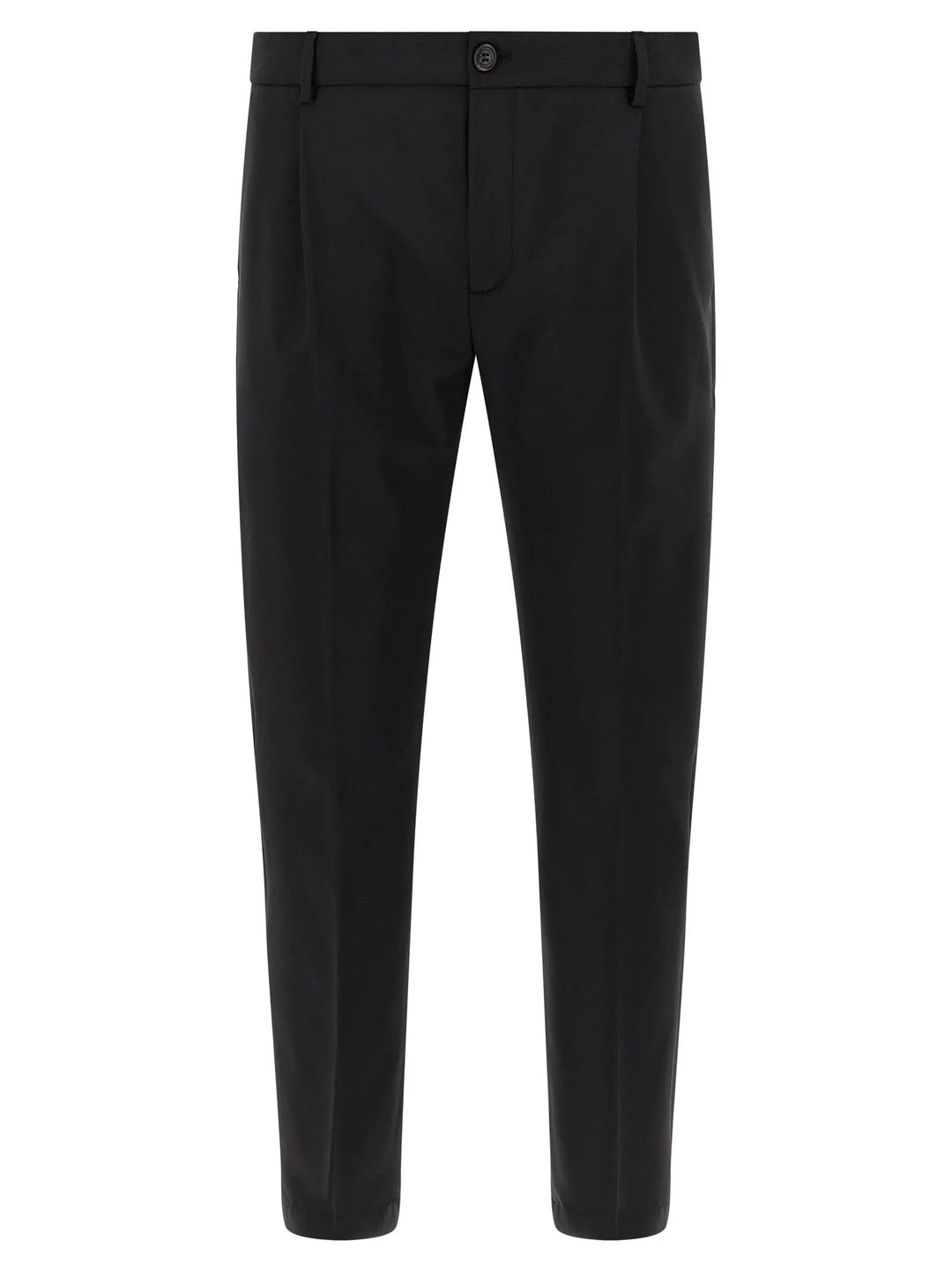 Department 5 Black Virgin Wool Cropped Pants