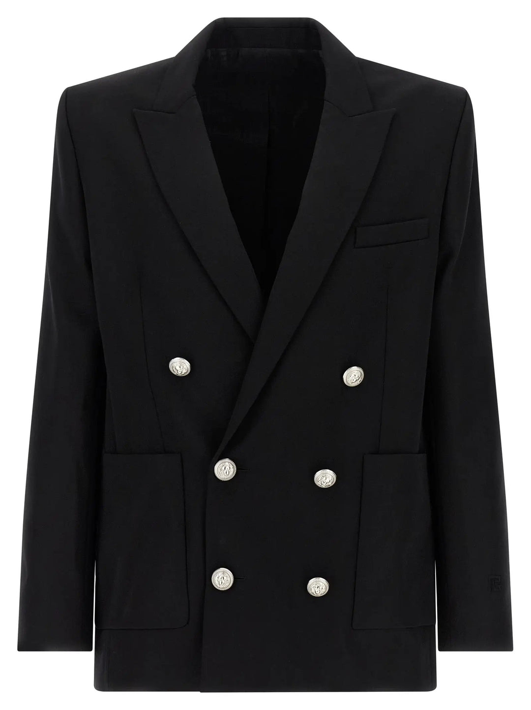 Balmain Black Virgin Wool Blazer