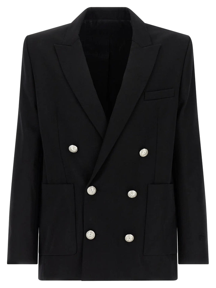 Balmain Black Virgin Wool Blazer