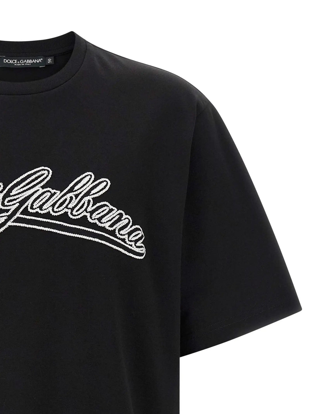 Dolce &amp; Gabbana Bicolor Cotton T-Shirt