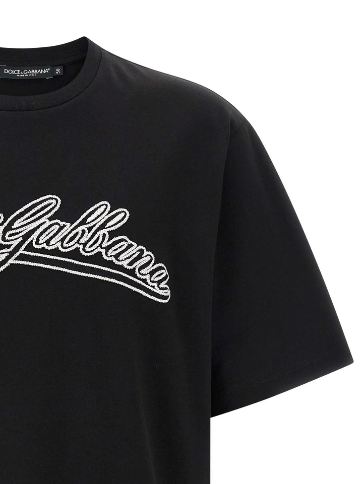 Dolce &amp; Gabbana Bicolor Cotton T-Shirt