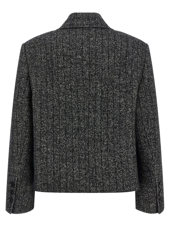 Dolce &amp; Gabbana Bicolor Elastane Blazer