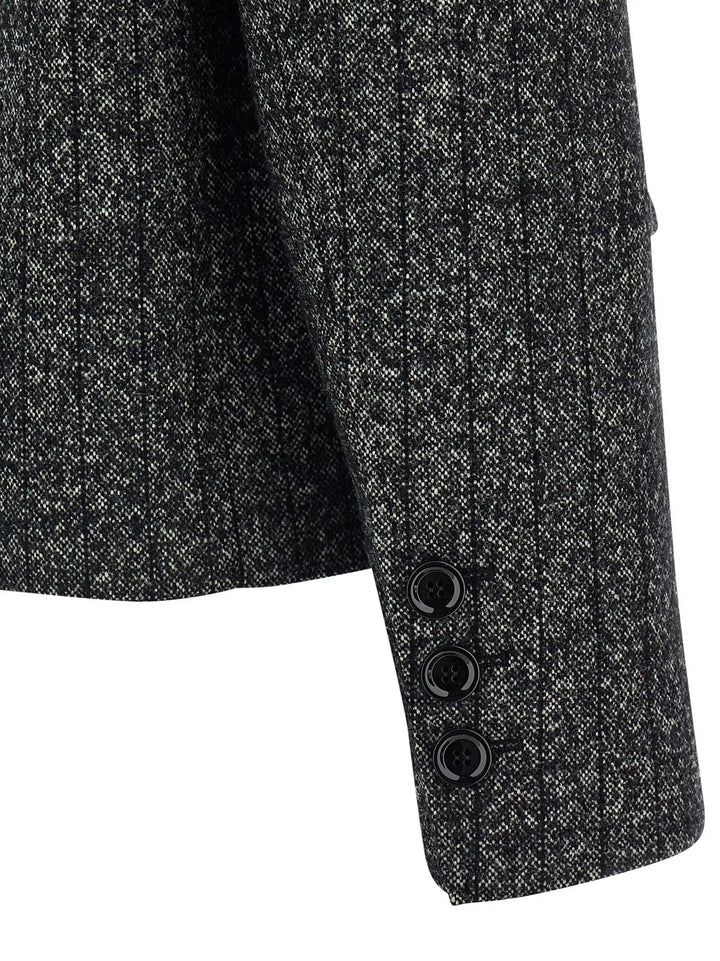 Dolce &amp; Gabbana Bicolor Elastane Blazer