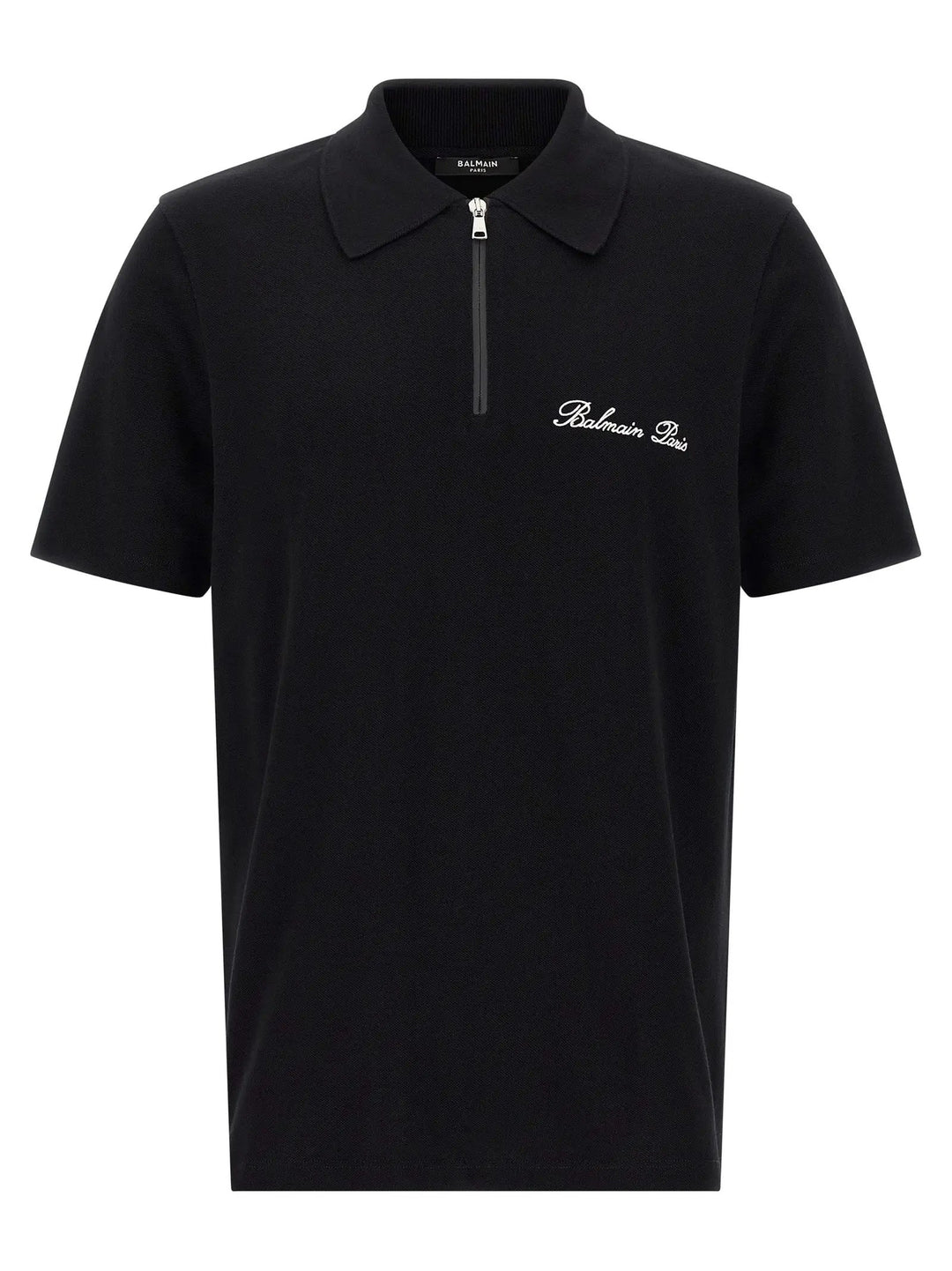 Balmain Bicolor Cotton Polo Shirt