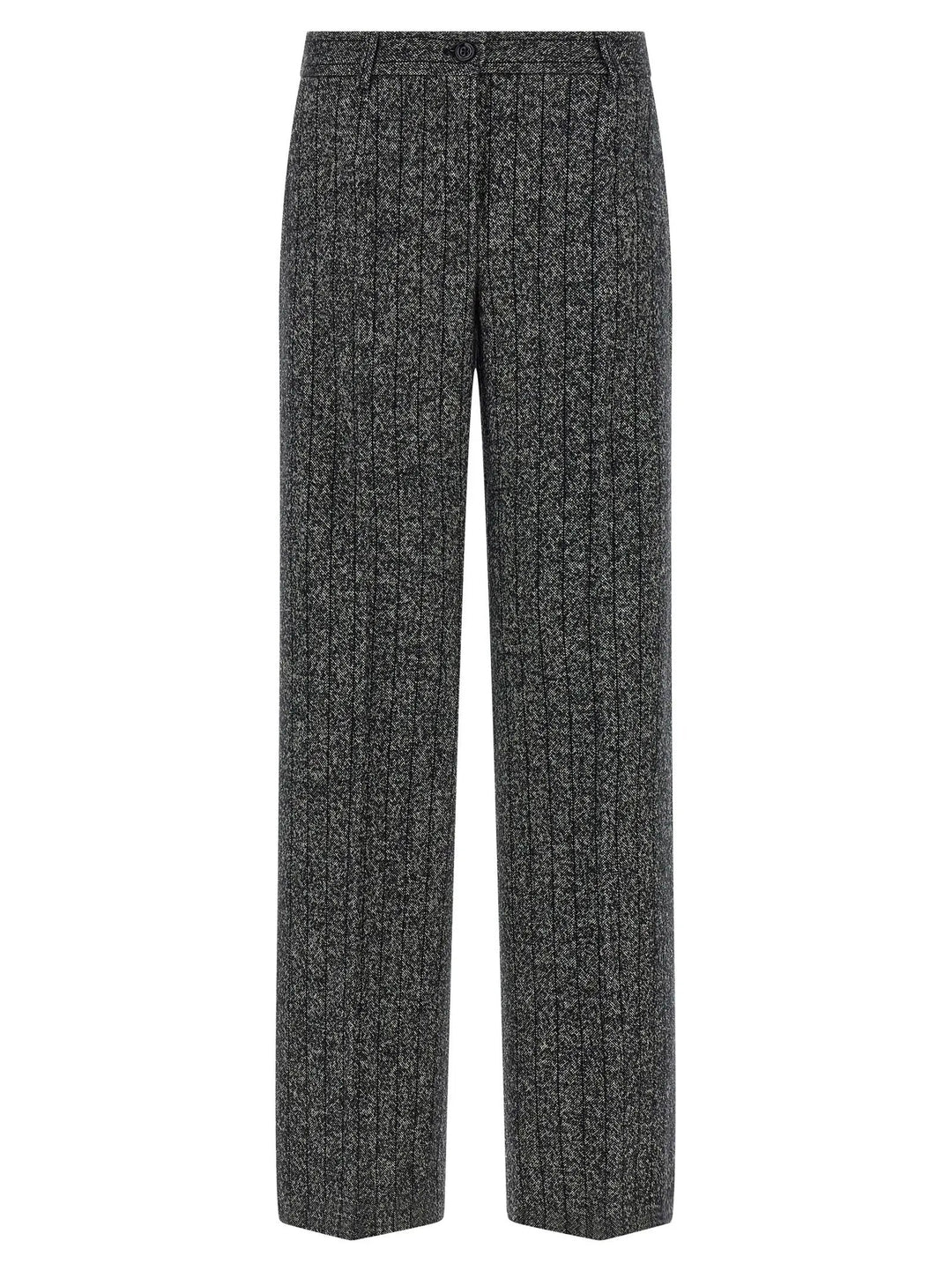 Dolce &amp; Gabbana Bicolor Virgin Wool Casual Pants