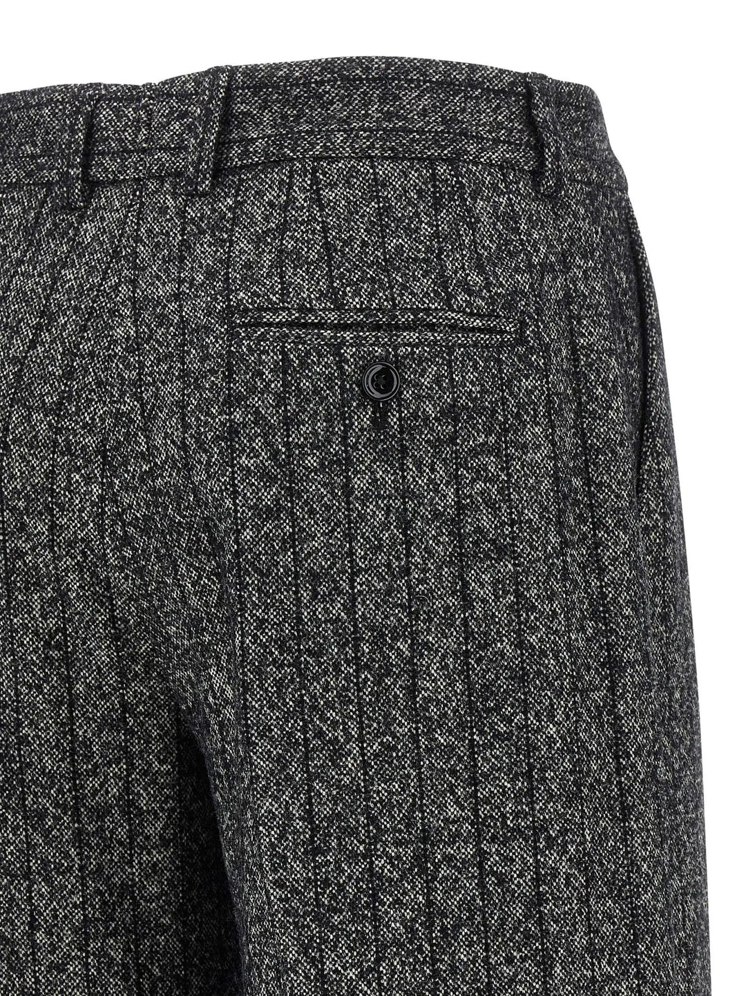 Dolce &amp; Gabbana Bicolor Virgin Wool Casual Pants
