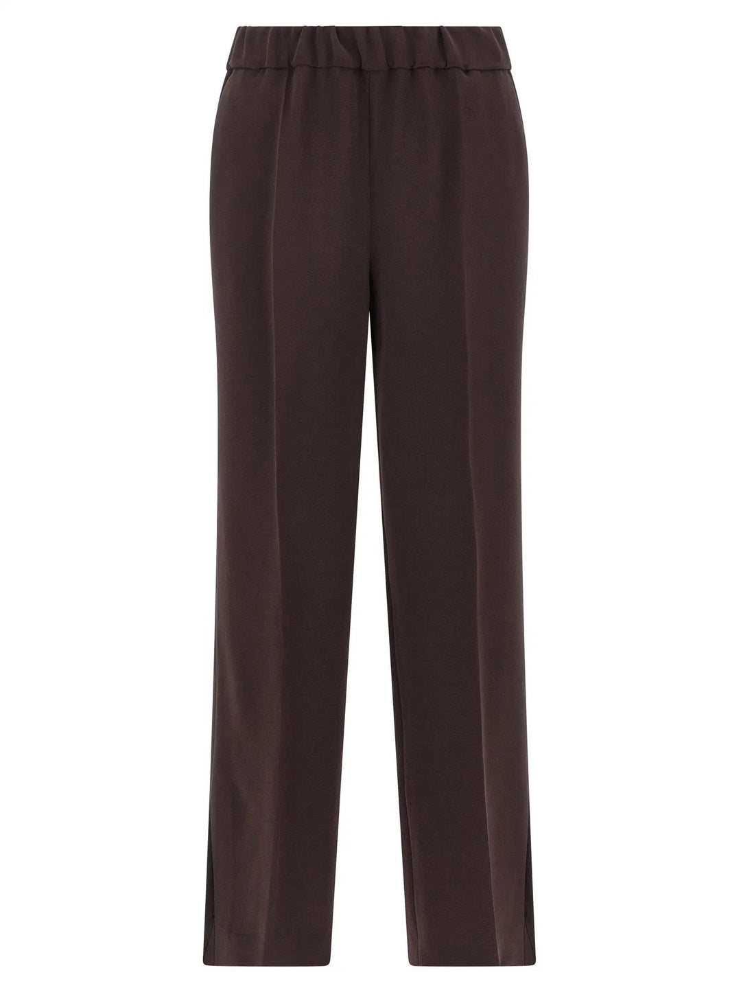 Alberto Biani Brown Triacetate Casual Pants
