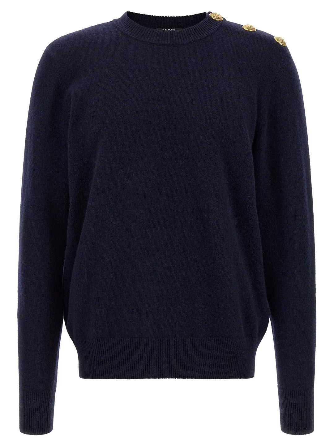 Balmain Blue Cashmere Cardigan
