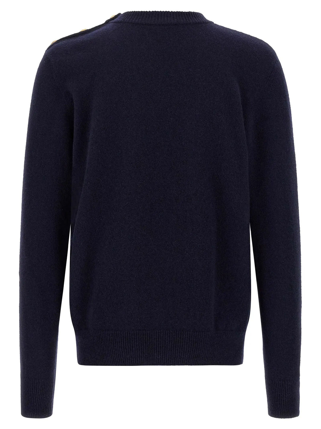 Balmain Blue Cashmere Cardigan