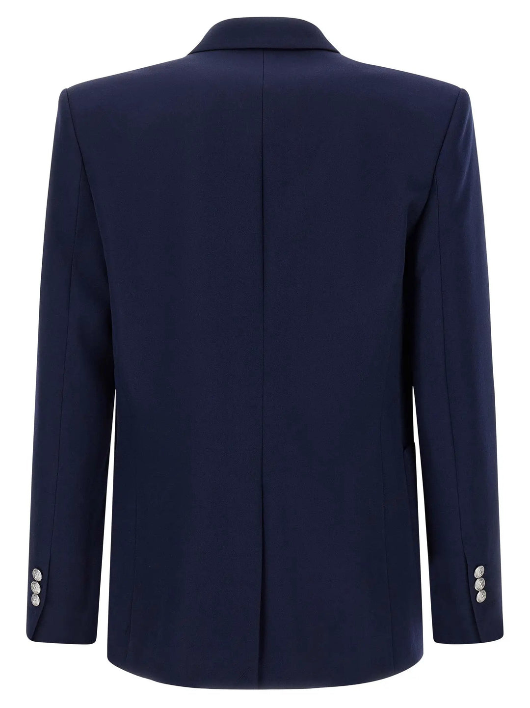 Balmain Blue Virgin Wool Blazer
