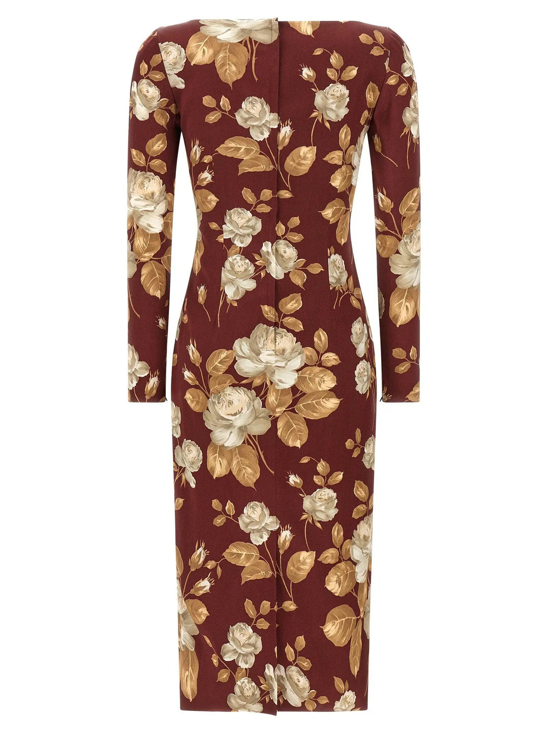 Dolce &amp; Gabbana Multicolor Elastane Midi Dress