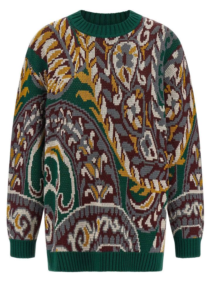 Etro Multicolor Wool Cardigan