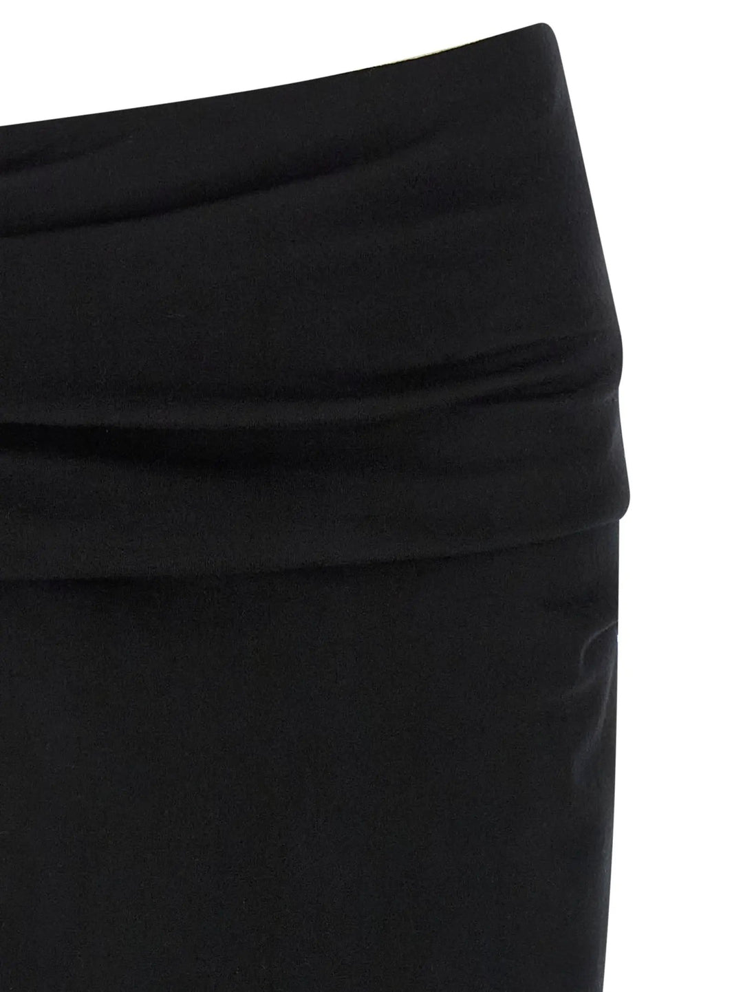Entire Studios Black Wool Midi Skirt