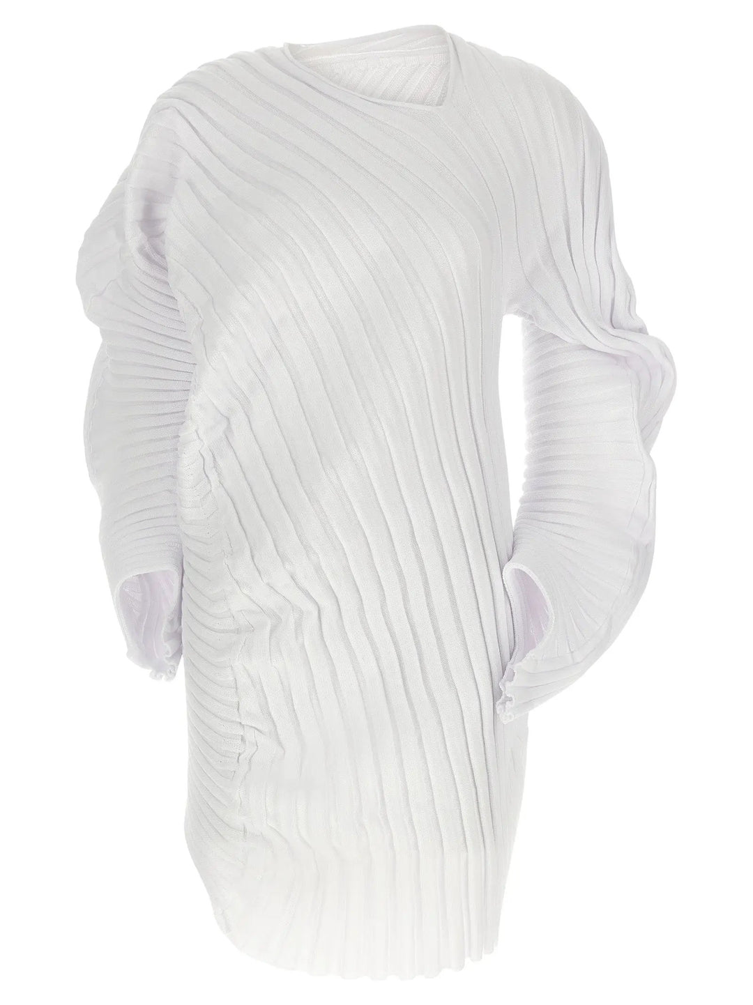 Issey Miyake White Polyester Casual Dress