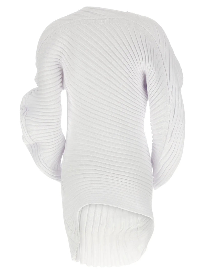 Issey Miyake White Polyester Casual Dress