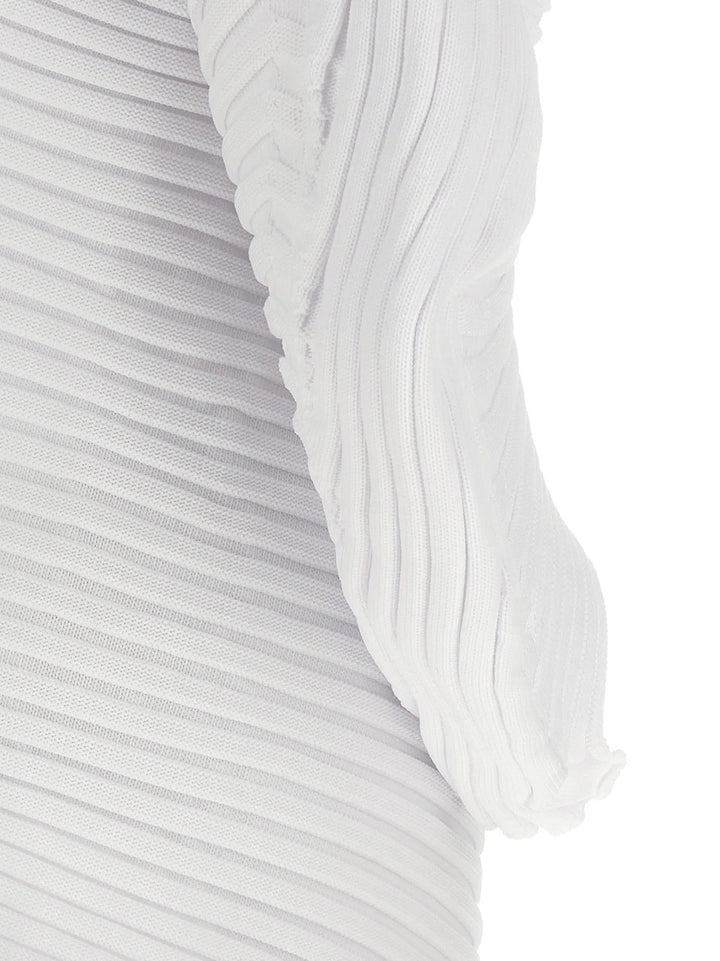 Issey Miyake White Polyester Casual Dress