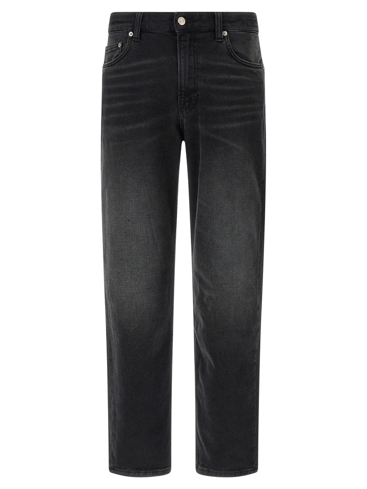 Department 5 Sample Sale | Department 5 Black Cotton Straight-Leg Jeans - | Designer outlet