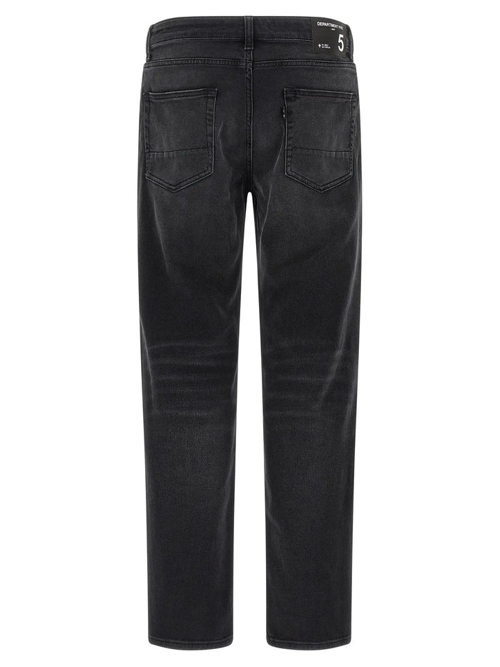 Department 5 Sample Sale | Department 5 Black Cotton Straight-Leg Jeans - | Designer outlet