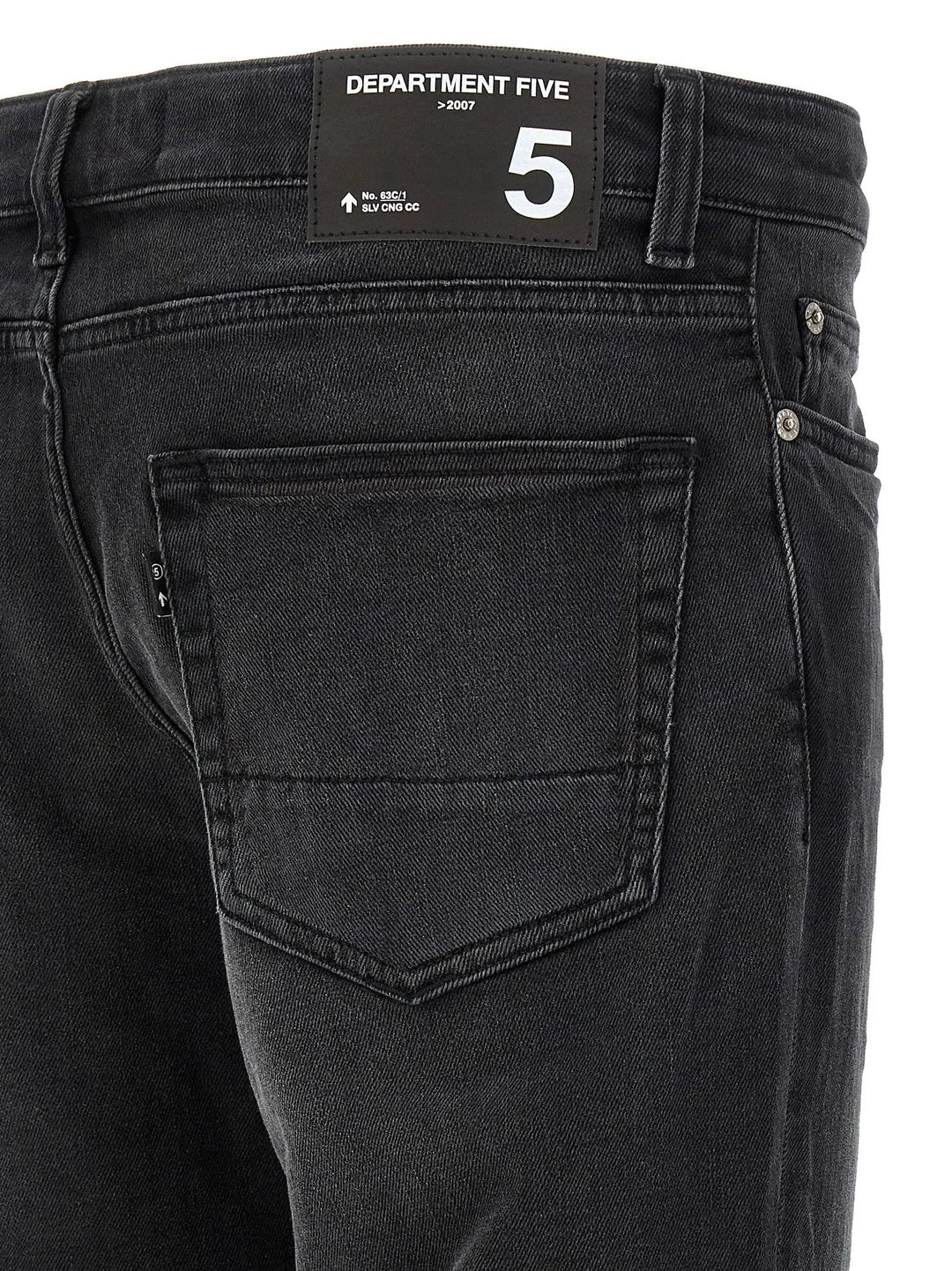 Department 5 Sample Sale | Department 5 Black Cotton Straight-Leg Jeans - | Designer outlet