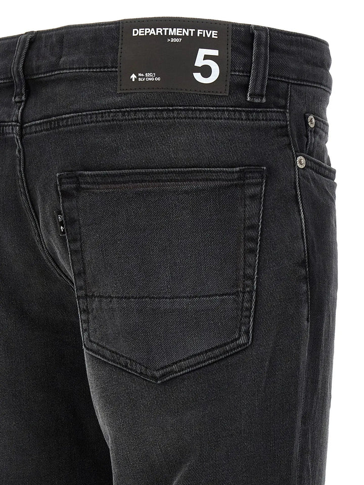 Department 5 Sample Sale | Department 5 Black Cotton Straight-Leg Jeans - | Designer outlet
