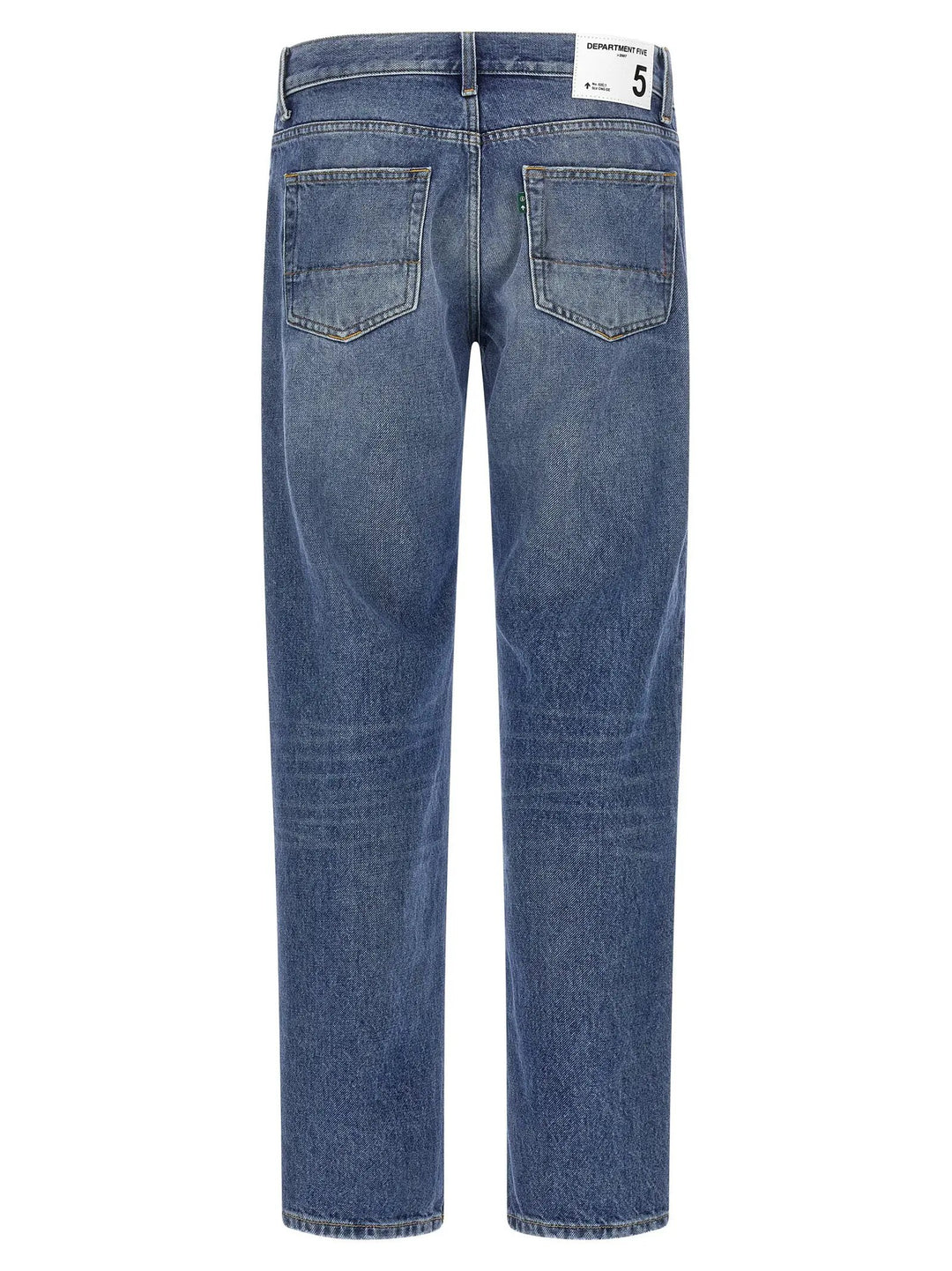 Department 5 Blue Cotton Straight-Leg Jeans