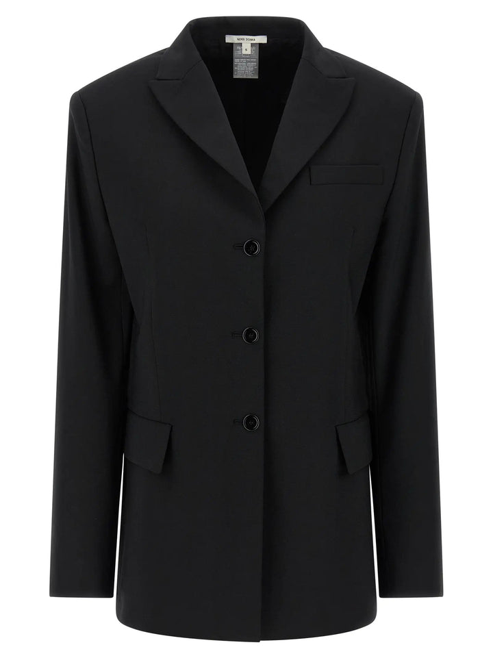 Nensi Dojaka Black Virgin Wool Blazer