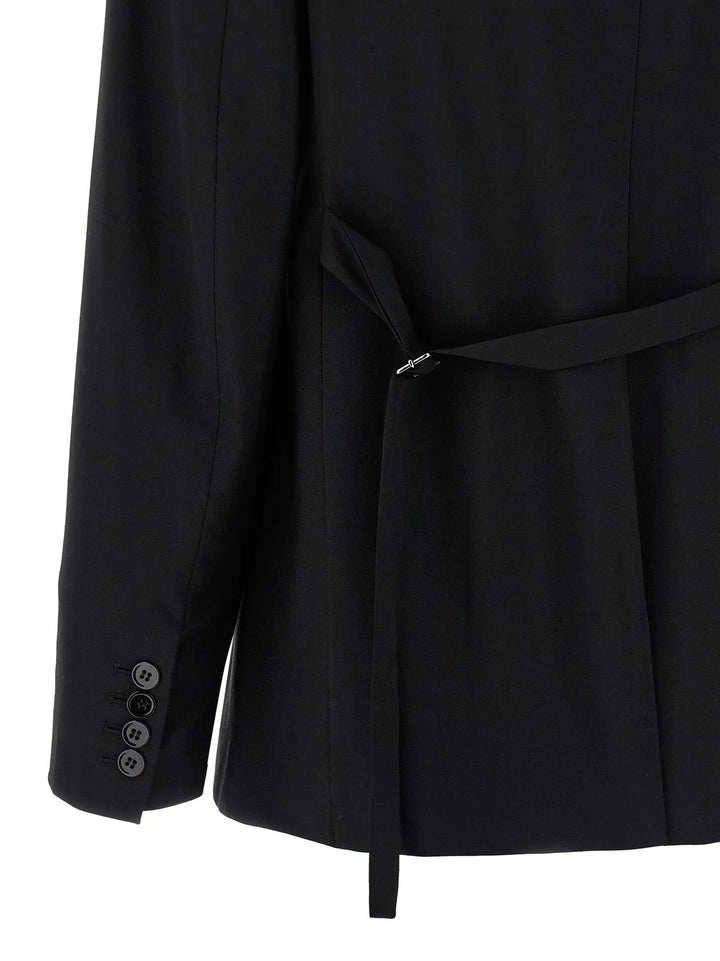 Nensi Dojaka Black Virgin Wool Blazer