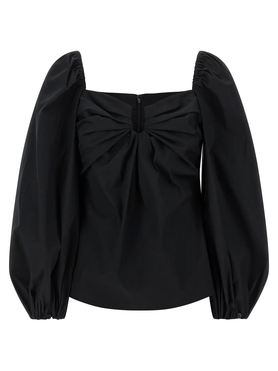 Carolina Herrera Black Cotton Tank Tops