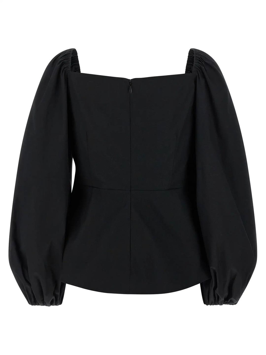 Carolina Herrera Black Cotton Tank Tops