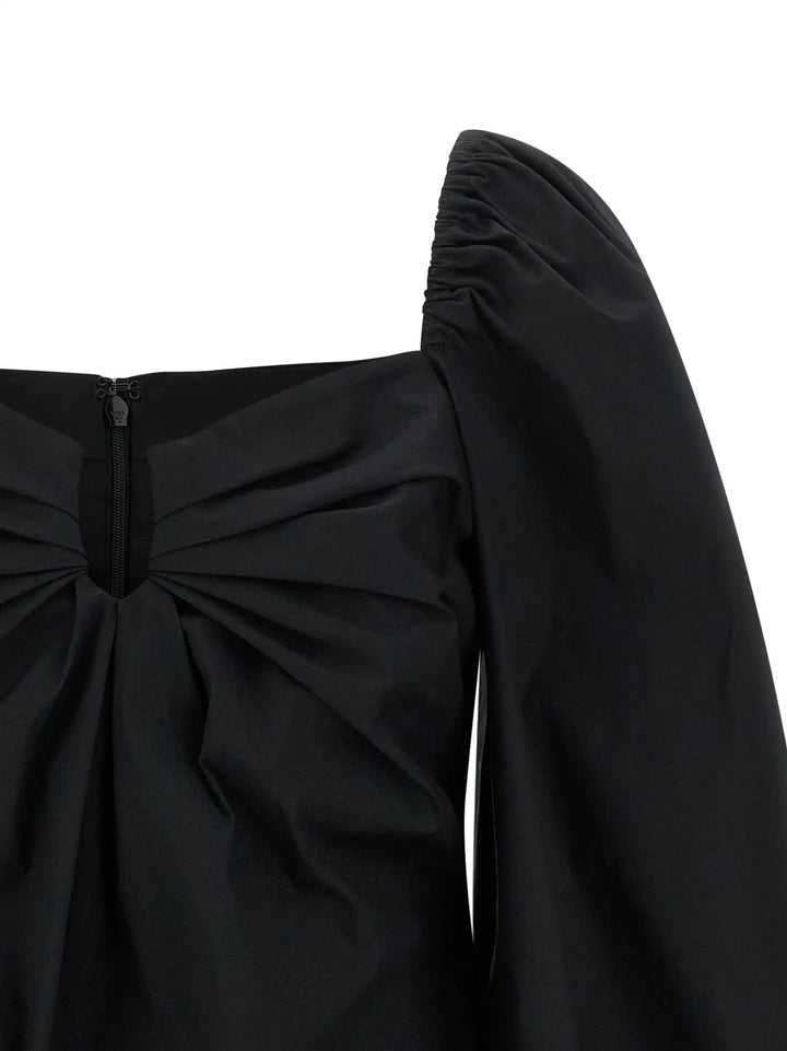 Carolina Herrera Black Cotton Tank Tops