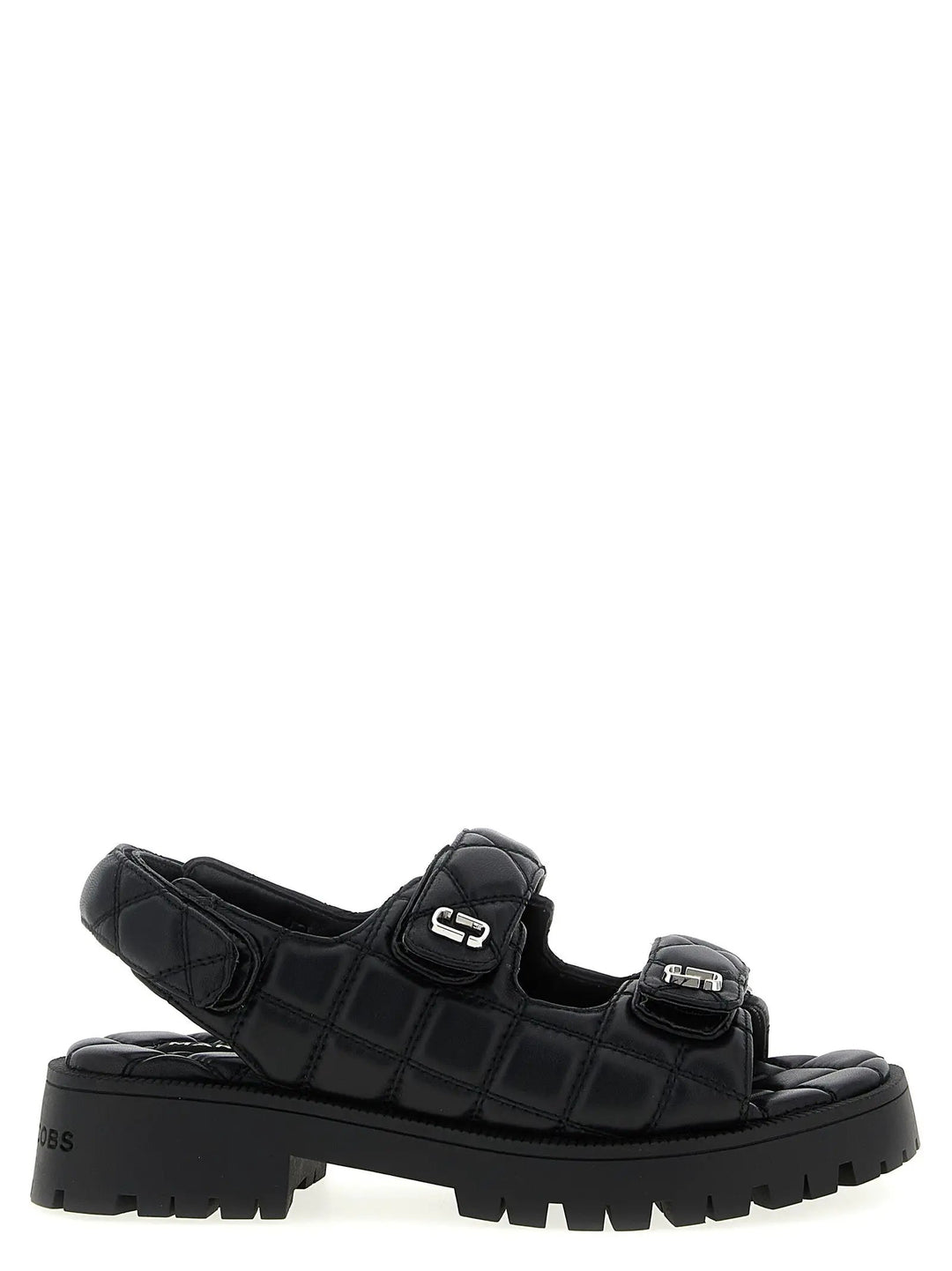 Marc Jacobs Black Lamb Leather Mid Heel Pumps