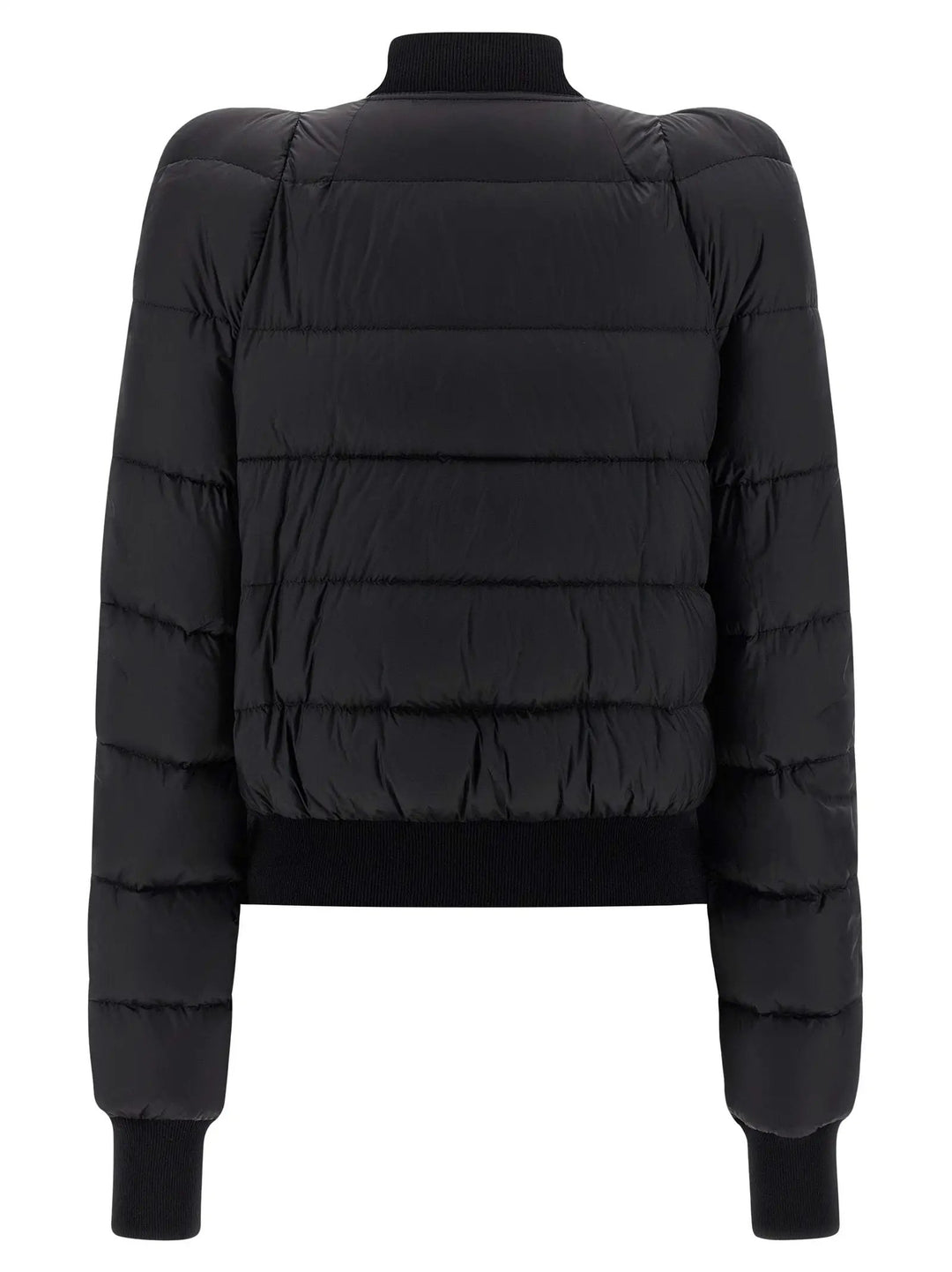 Rick Owens Black Nylon Bomber
