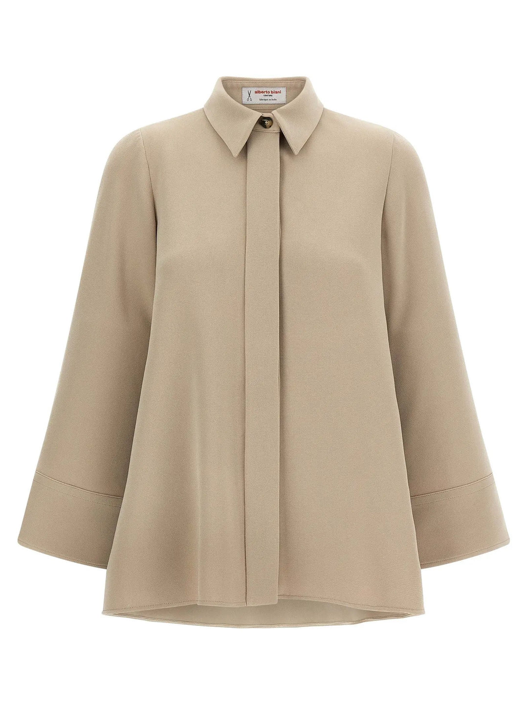 Alberto Biani Beige Triacetate Blouse