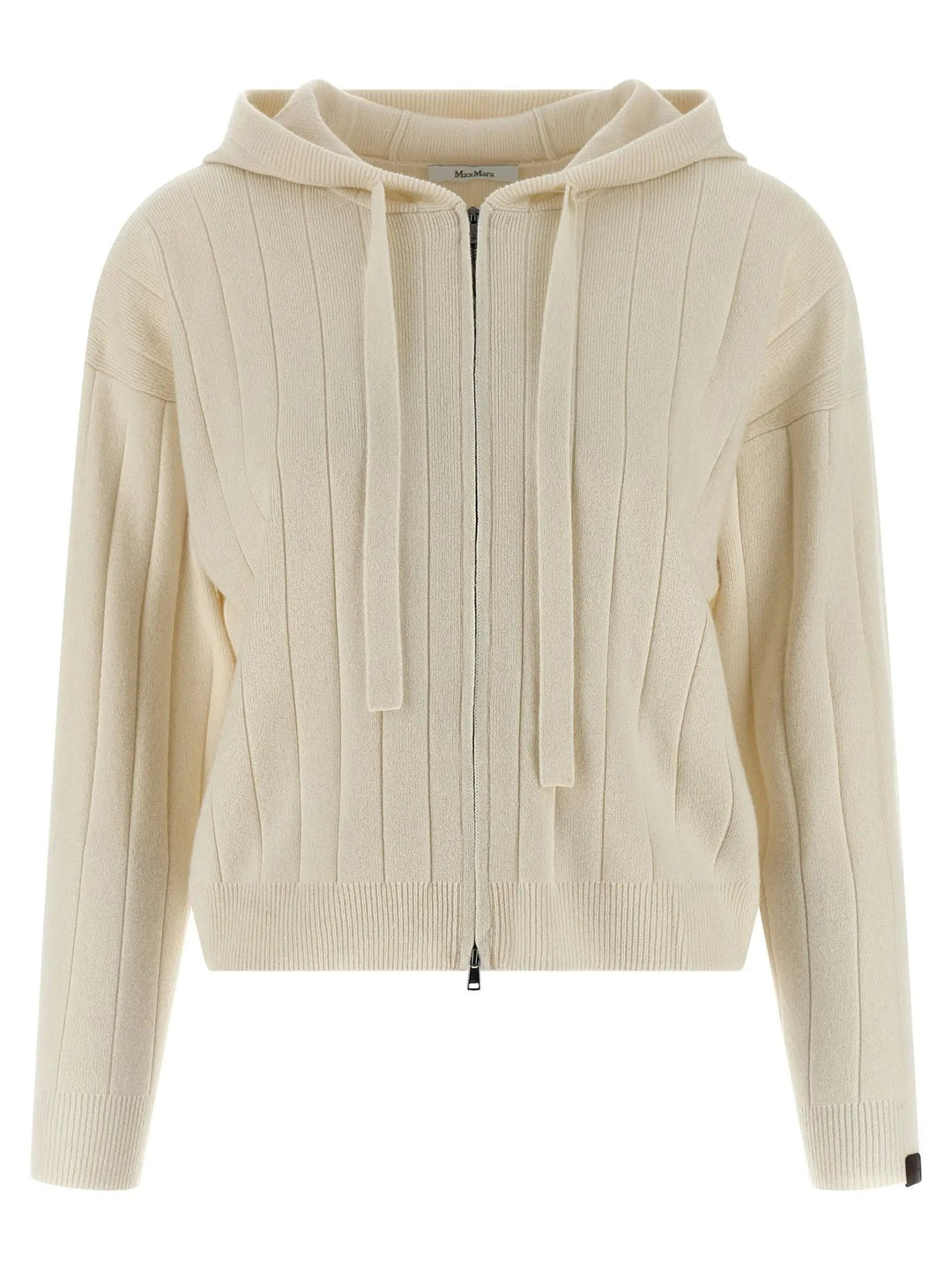 Max Mara White Cashmere Cardigan