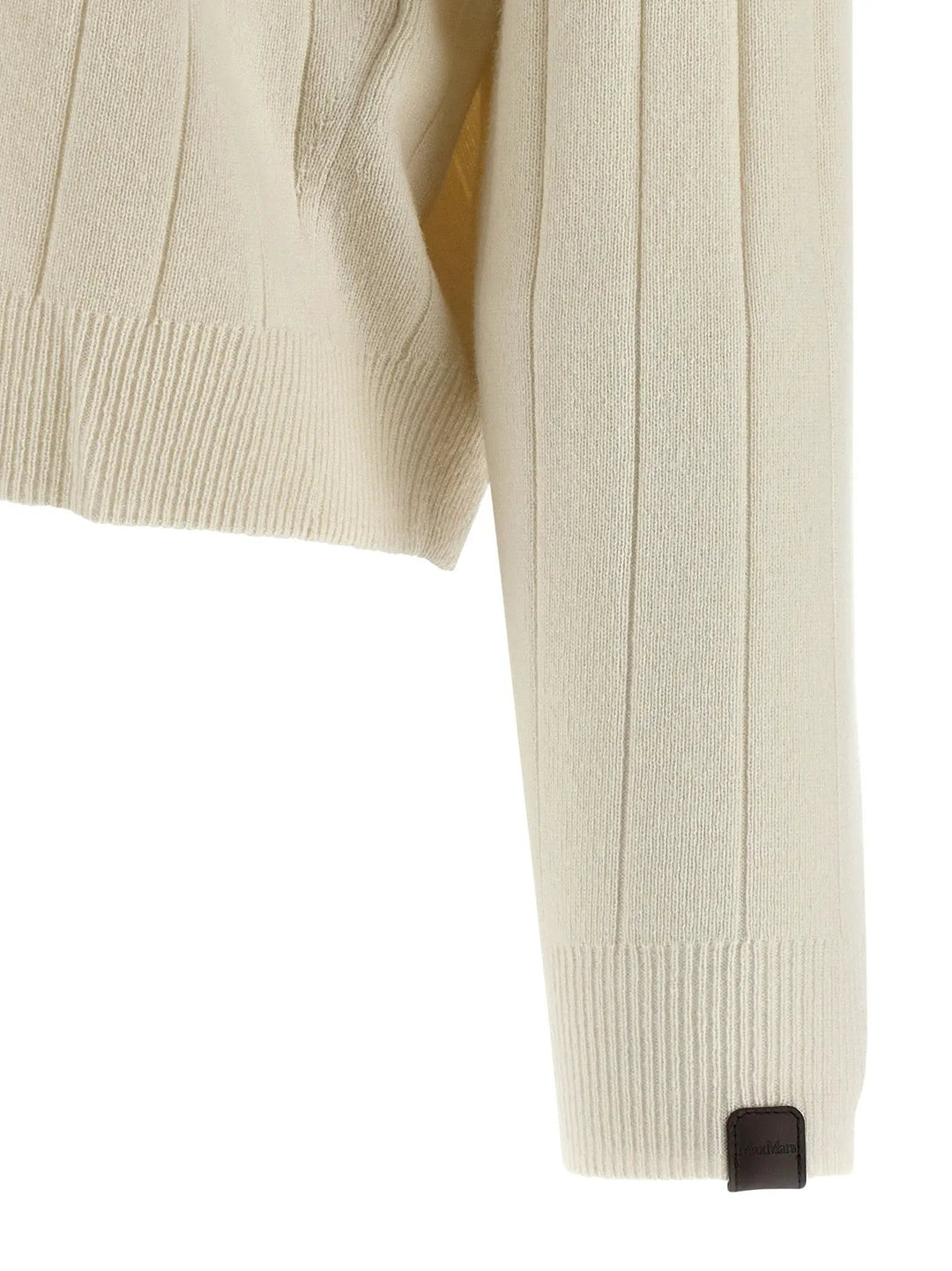 Max Mara White Cashmere Cardigan