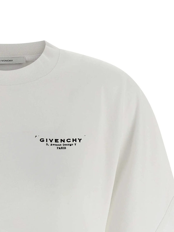 Givenchy White Cotton T-Shirt