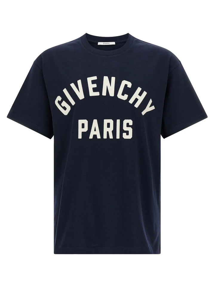 Givenchy Blue Cotton T-Shirt