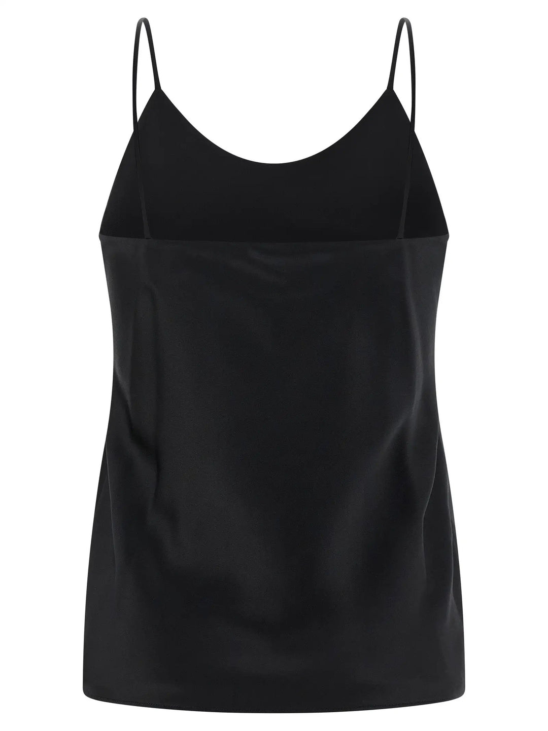 Max Mara Black Silk Tank Tops