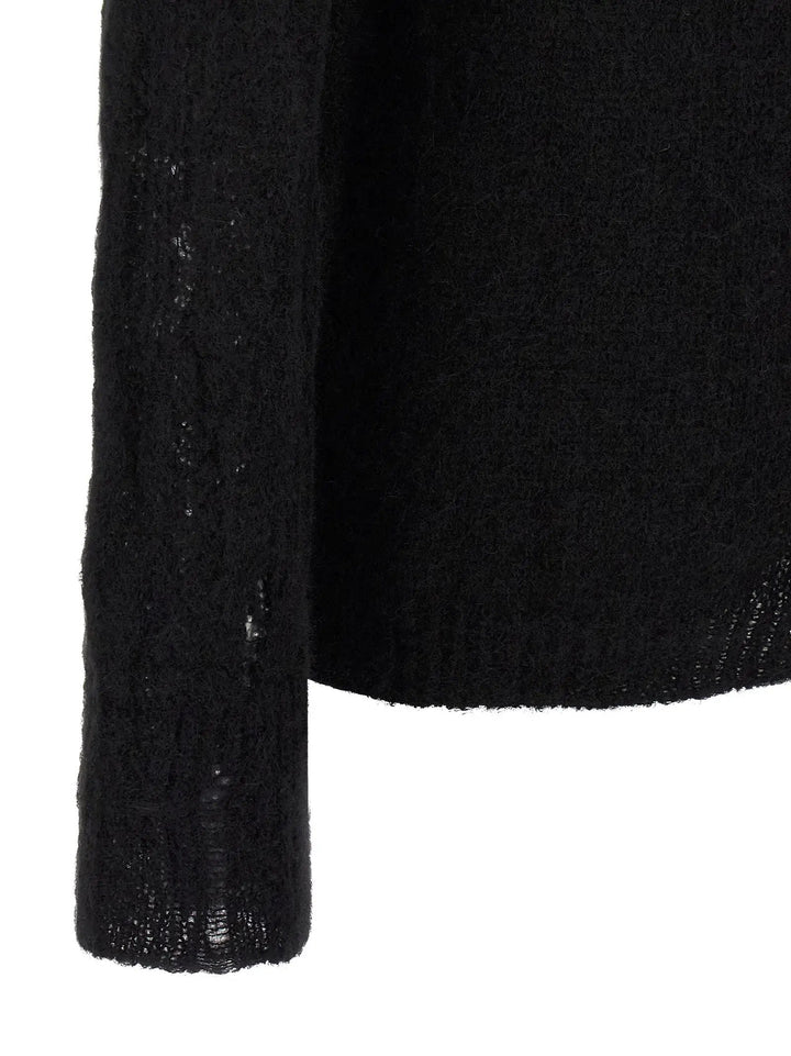 Thom Krom Black Wool Cardigan