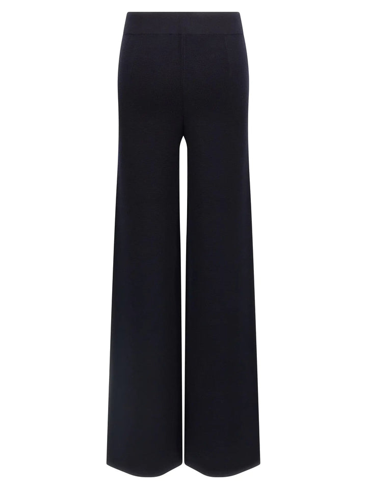 Max Mara Blue Viscose Casual Pants