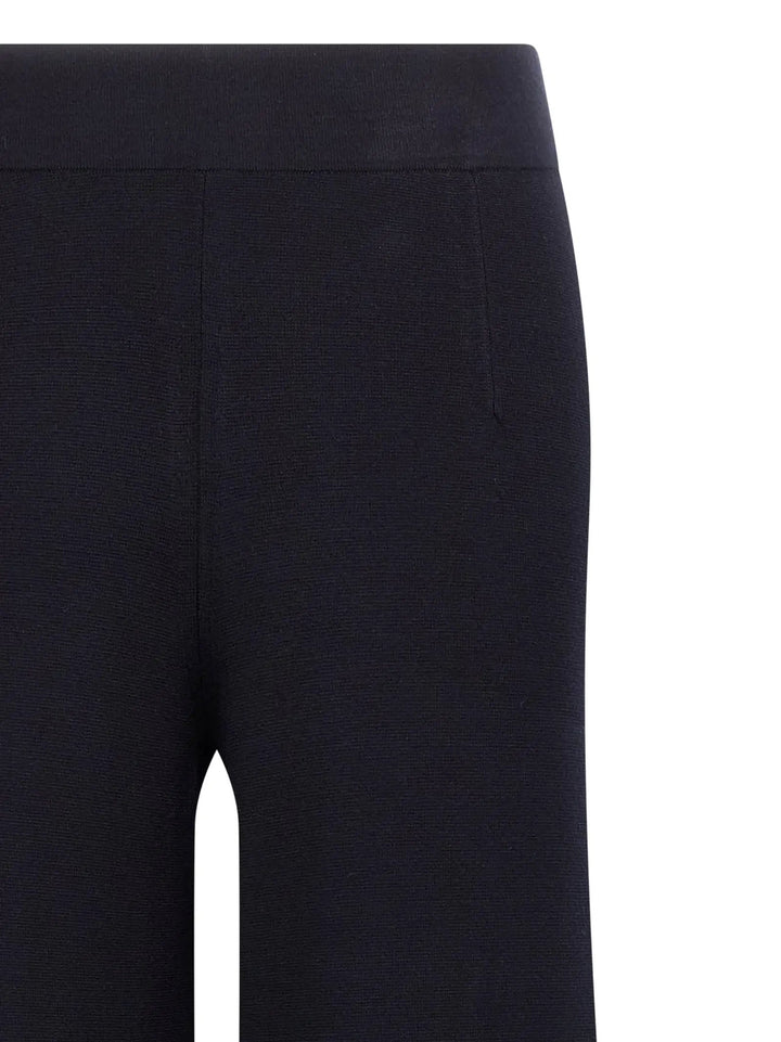 Max Mara Blue Viscose Casual Pants