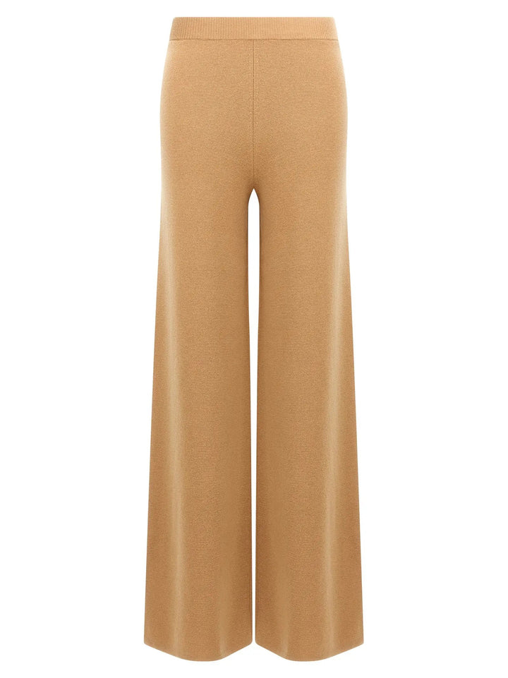 Max Mara Brown Wool Casual Pants