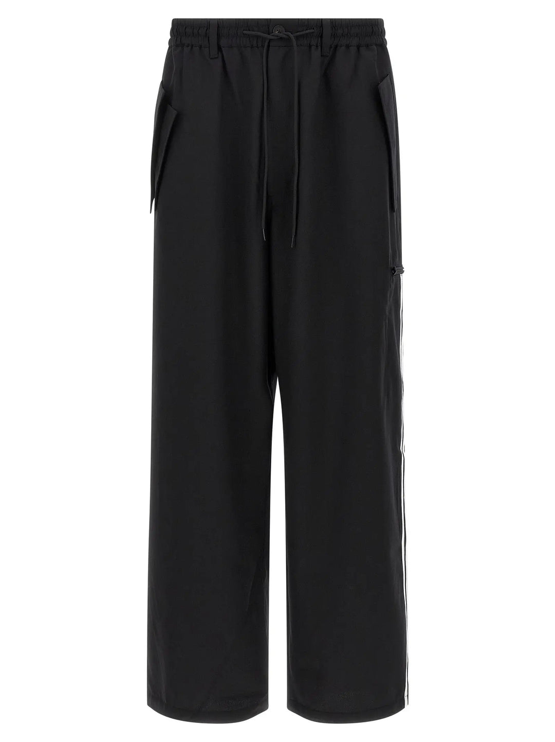 Y-3 Black Polyester Casual Pants
