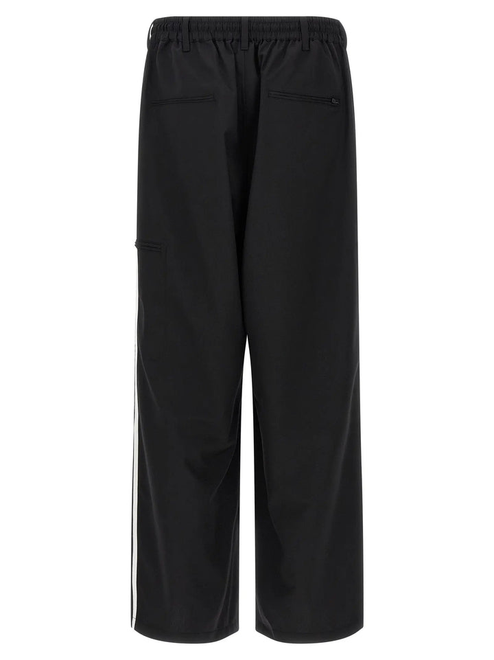 Y-3 Black Polyester Casual Pants