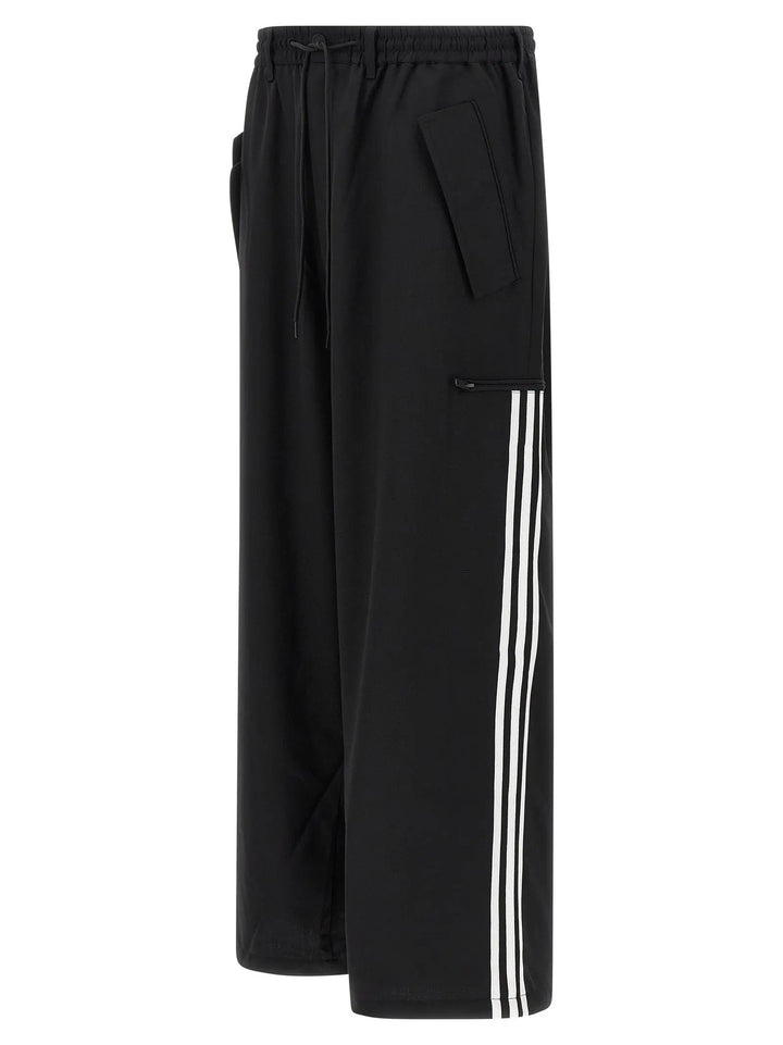 Y-3 Black Polyester Casual Pants